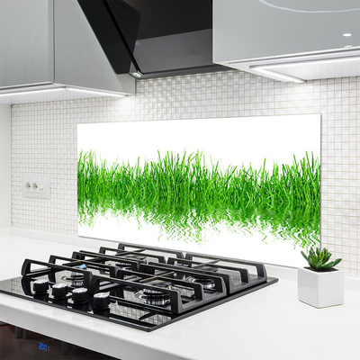 Kitchen Splashback Grass nature green