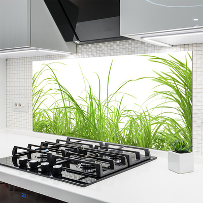 Kitchen Splashback Grass nature green