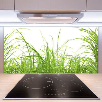 Kitchen Splashback Grass nature green