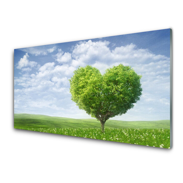 Kitchen Splashback Tree nature green