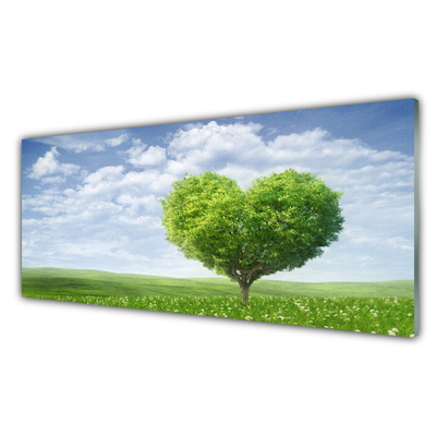 Kitchen Splashback Tree nature green