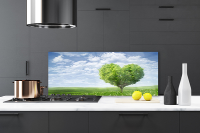 Kitchen Splashback Tree nature green