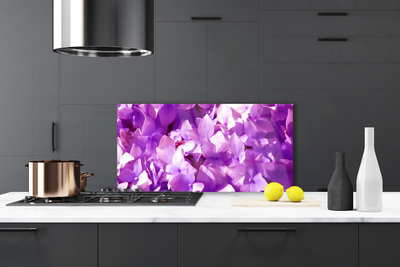 Kitchen Splashback Flowers floral pink