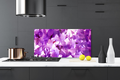 Kitchen Splashback Flowers floral pink