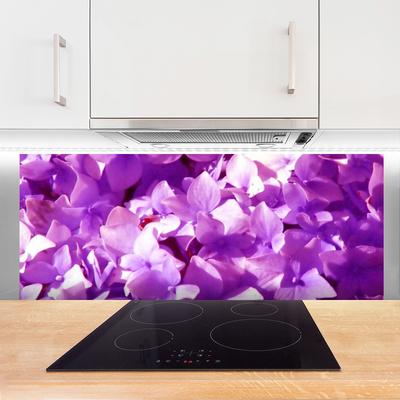 Kitchen Splashback Flowers floral pink