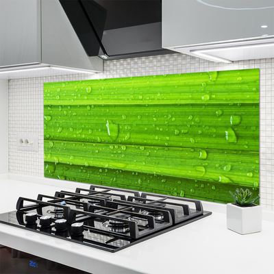 Kitchen Splashback Grass nature green