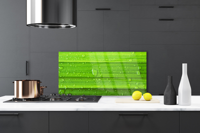 Kitchen Splashback Grass nature green