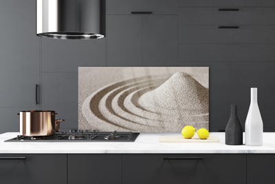 Kitchen Splashback Sand art grey
