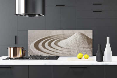 Kitchen Splashback Sand art grey