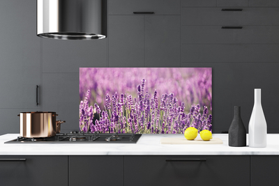 Kitchen Splashback Flowers floral pink