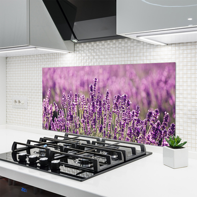 Kitchen Splashback Flowers floral pink