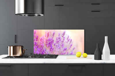 Kitchen Splashback Flowers floral pink