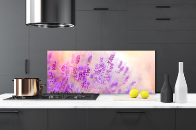 Kitchen Splashback Flowers floral pink