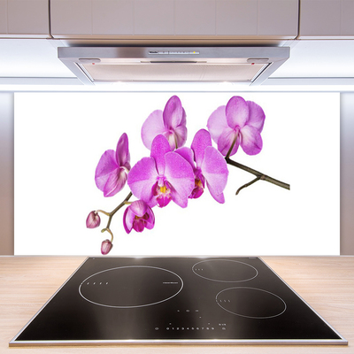 Kitchen Splashback Flowers floral pink