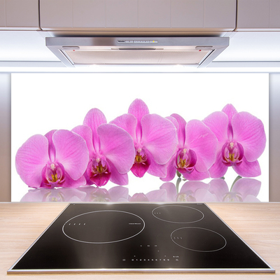 Kitchen Splashback Flowers floral pink