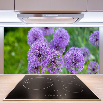 Kitchen Splashback Flowers floral pink