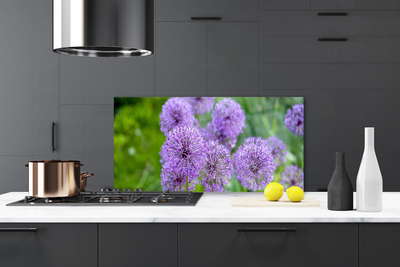 Kitchen Splashback Flowers floral pink