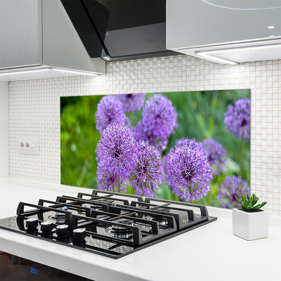 Kitchen Splashback Flowers floral pink