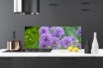 Kitchen Splashback Flowers floral pink