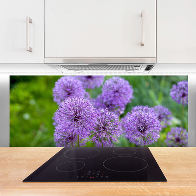 Kitchen Splashback Flowers floral pink