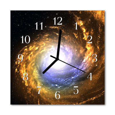 Glass Kitchen Clock Cosmos Cosmos Multi-Coloured