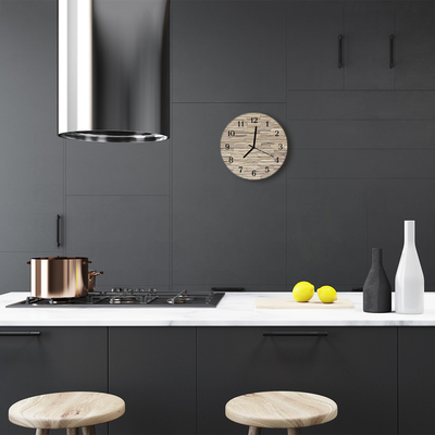 Glass Kitchen Clock Wall architecture grey