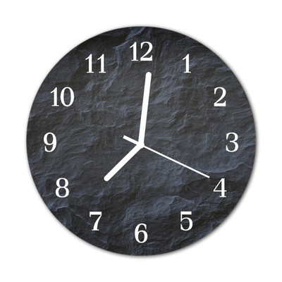 Glass Kitchen Clock Background Background Grey