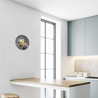 Glass Kitchen Clock Big Ben Big Ben Grey