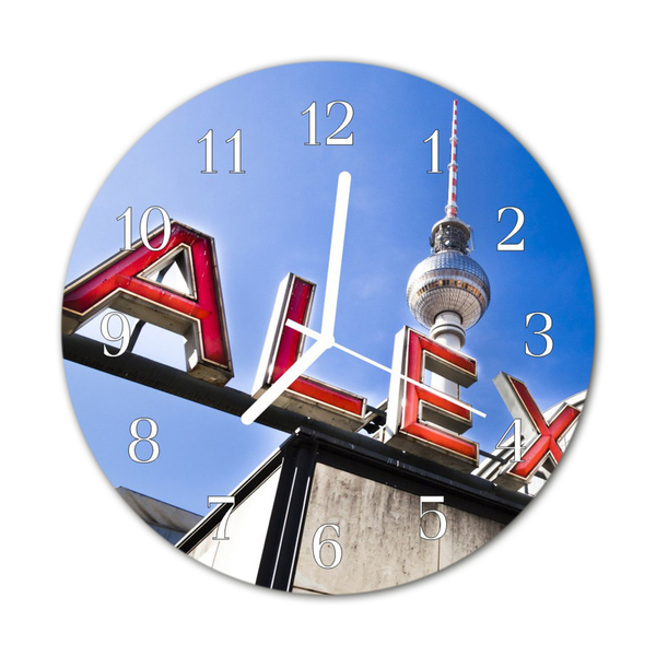 Glass Kitchen Clock Alexanderplatz Alexanderplatz Multi-Coloured