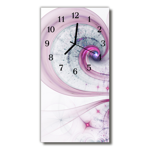 Glass Wall Clock Whirl