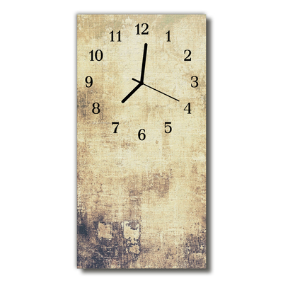 Glass Wall Clock Plastic