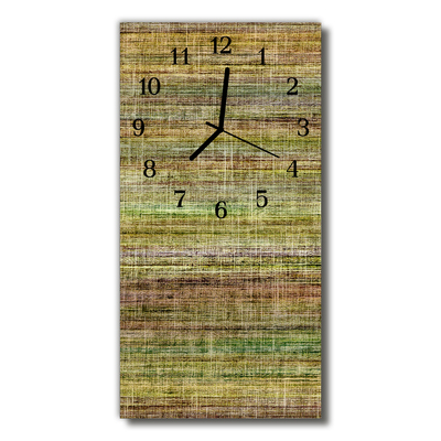 Glass Wall Clock Linen