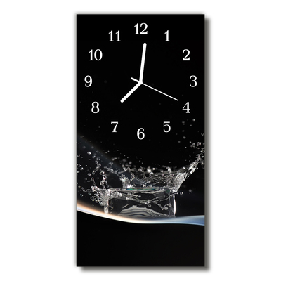 Glass Wall Clock Ice cream