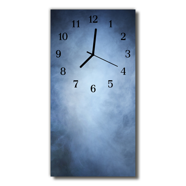 Glass Wall Clock Smoke