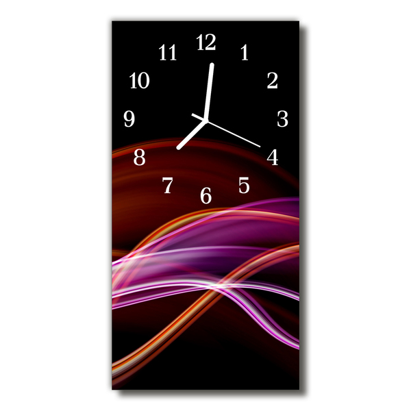 Glass Wall Clock Abstraction