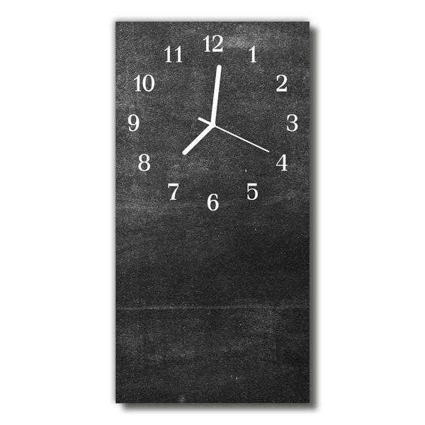 Glass Wall Clock Graphite