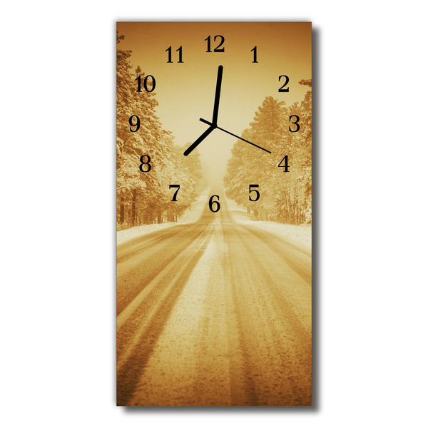 Glass Wall Clock Path