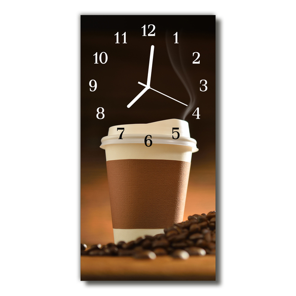 Glass Wall Clock Cup