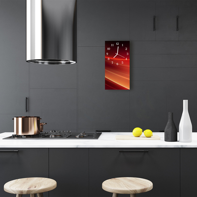 Glass Wall Clock curves