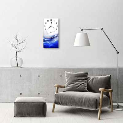 Glass Wall Clock Curve