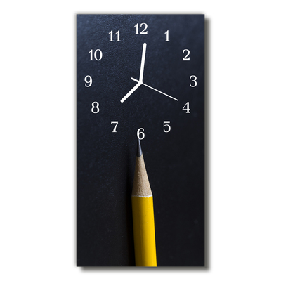 Glass Wall Clock Pencil