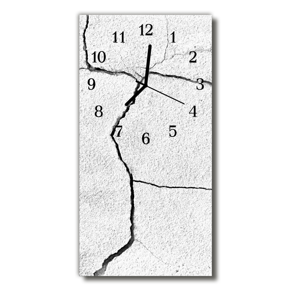 Glass Wall Clock Crack