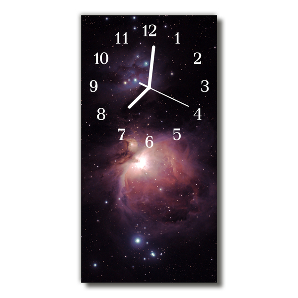 Glass Kitchen Clock Cosmos