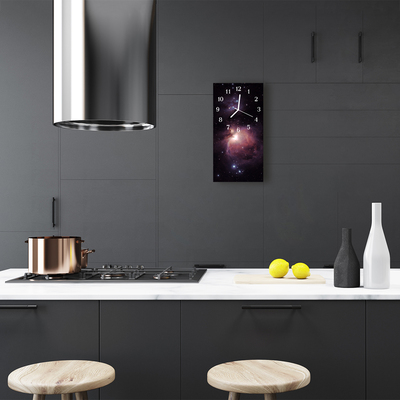 Glass Kitchen Clock Cosmos