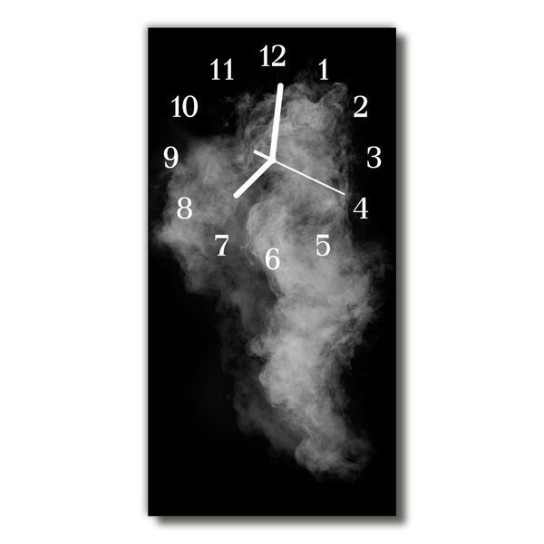 Glass Kitchen Clock Smoke