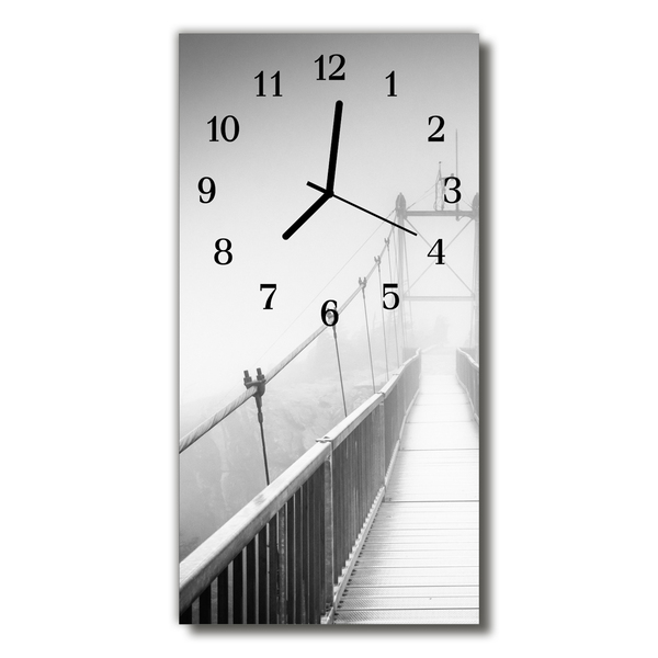 Glass Kitchen Clock Bridge