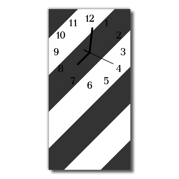 Glass Kitchen Clock Strip