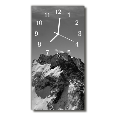 Glass Kitchen Clock Mountain