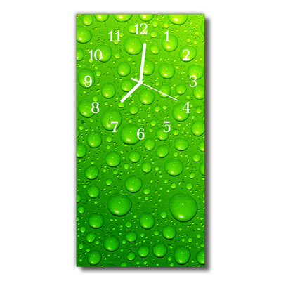 Glass Kitchen Clock Drops