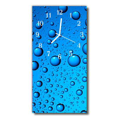 Glass Kitchen Clock Drip